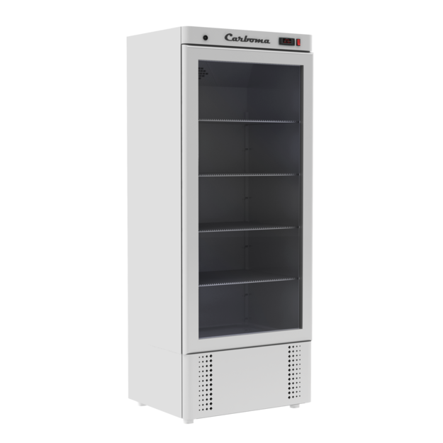 Шкаф холодильный V560 С (стекло) Сarboma